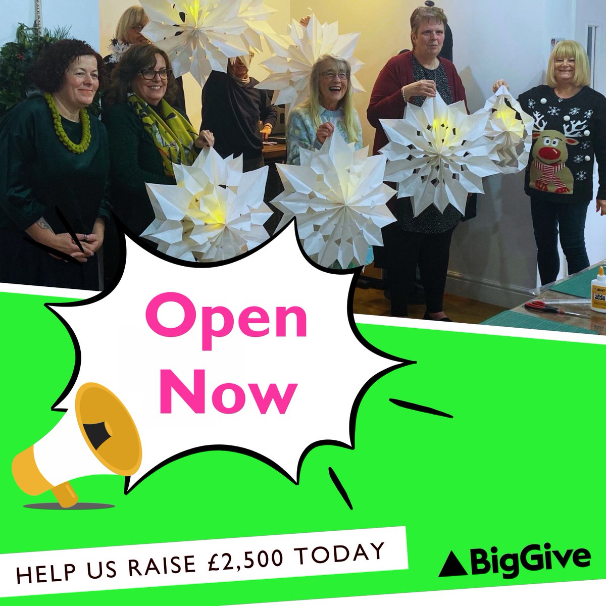 Our Big Give campaign is now live! Help us raise £2,500 in seven days for our over 55s creative sessions. If we reach our target, Big Give will match fund it! To donate, no mater how big or small, please visit donate.biggive.org/campaign/a0569… #BigGive #fundraising #donate #donation