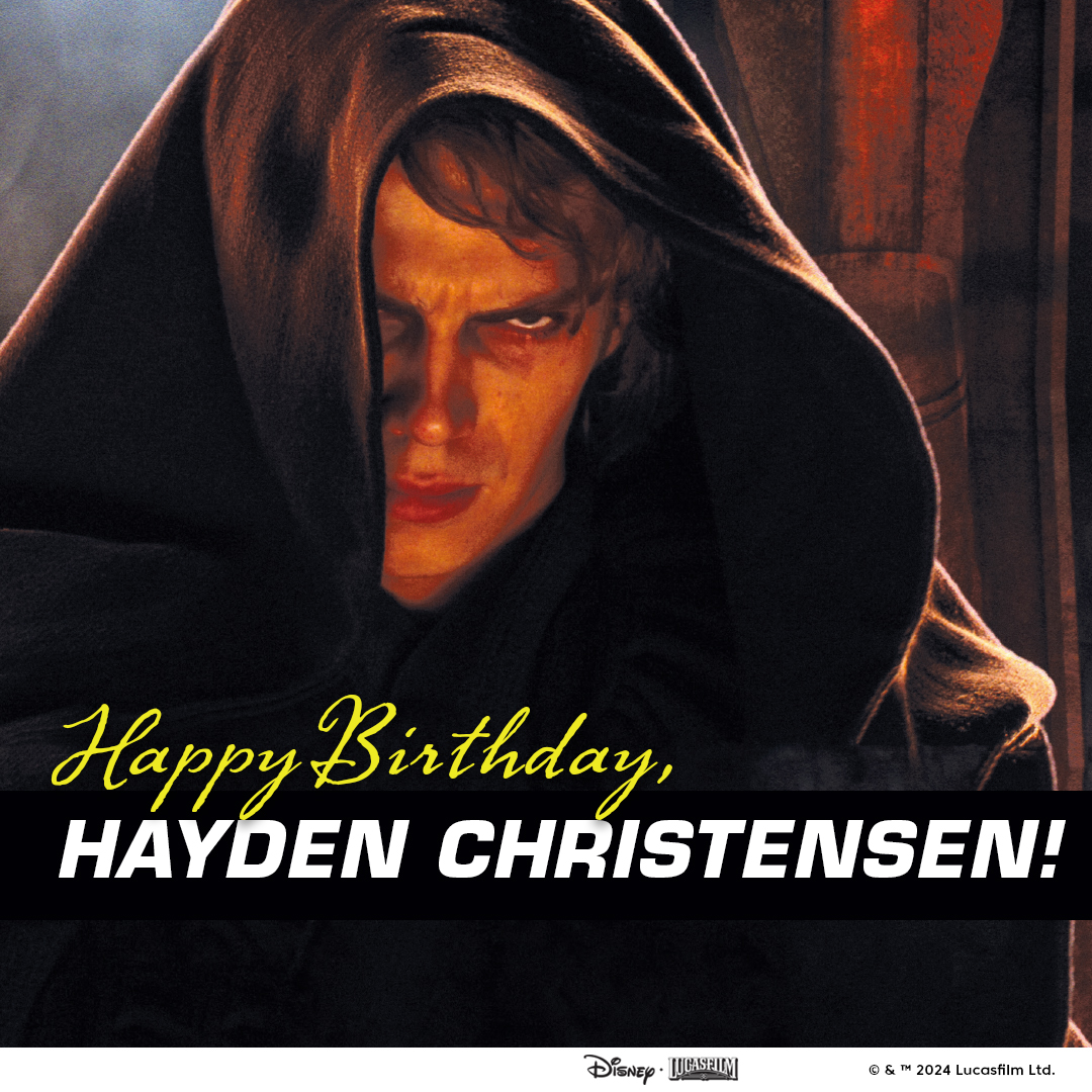 Happy Birthday, Hayden Christensen! #StarWars