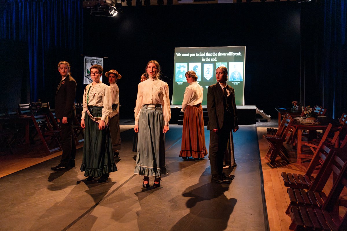 STAHSSixthForm's tweet photo. Rebellious Women by @Bethfli

Last week STAHS Theatre Company presented an impassioned, unsentimental and sharp-witted tribute to the suffragette cause.

The play was part of #writethegirl

#STAHSDrama #STAHSSixth https://t.co/VHNGxfUOm9
