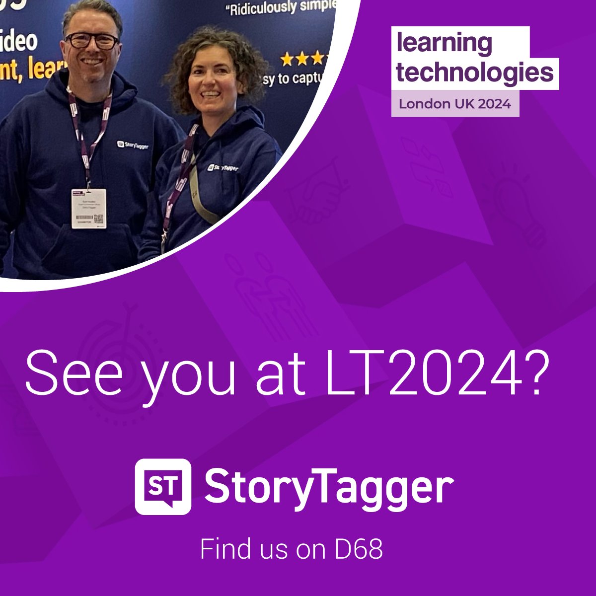 See you at @LearnTechUK in London next month?

Drop by stand D68 to see how you can harness the power and influence of your peers to drive more impact.

If you need to increase adoption, #LearningTransfer or #BehaviourChange we might just have the answer for you!

#LT24UK