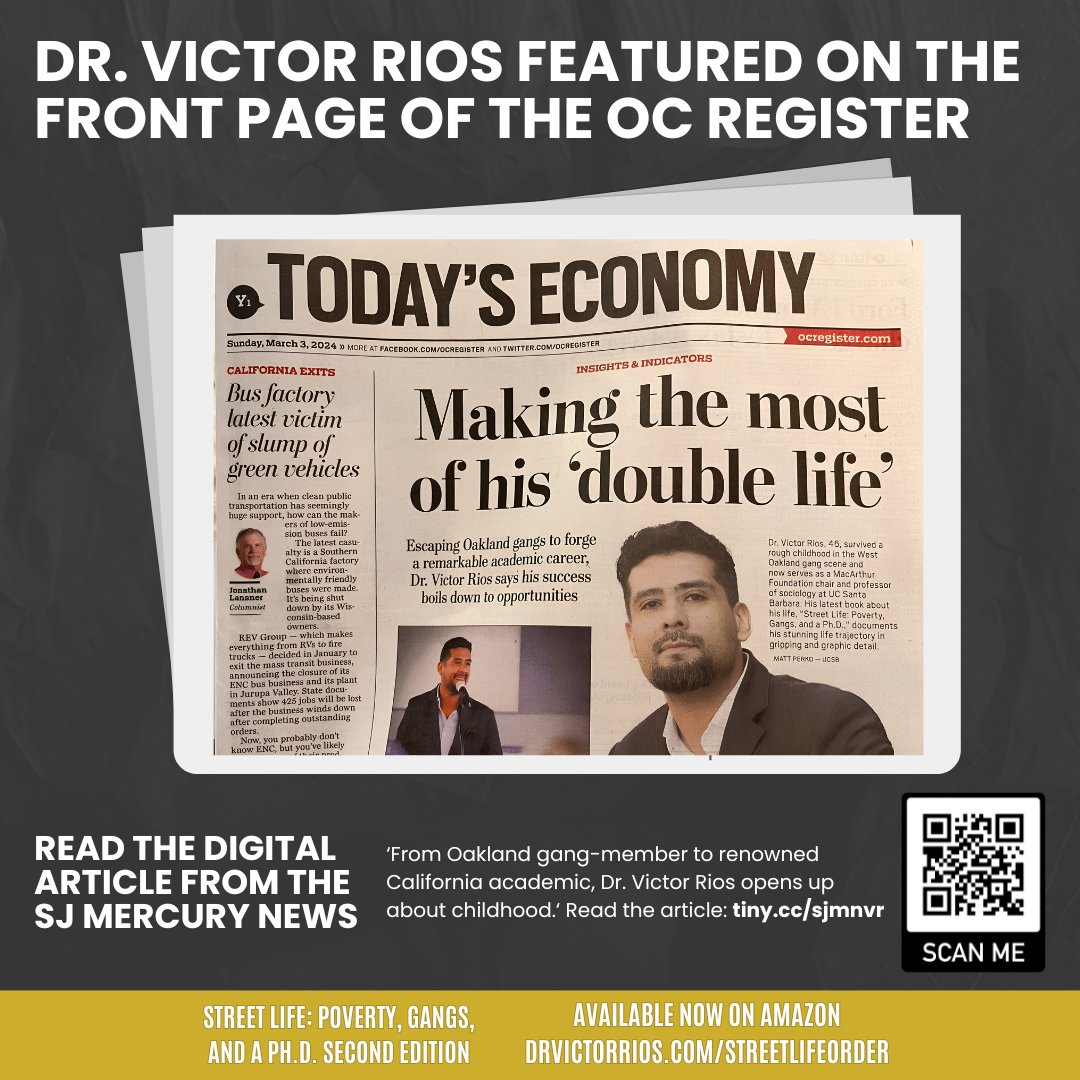 In case you missed it, check out this front cover article on the compelling journey of @drvictorrios! His story, from adversity to academia, is a must-read for anyone interested in the #transformative power of education and resilience!🙌🏽 mercurynews.com/2024/03/01/fro…