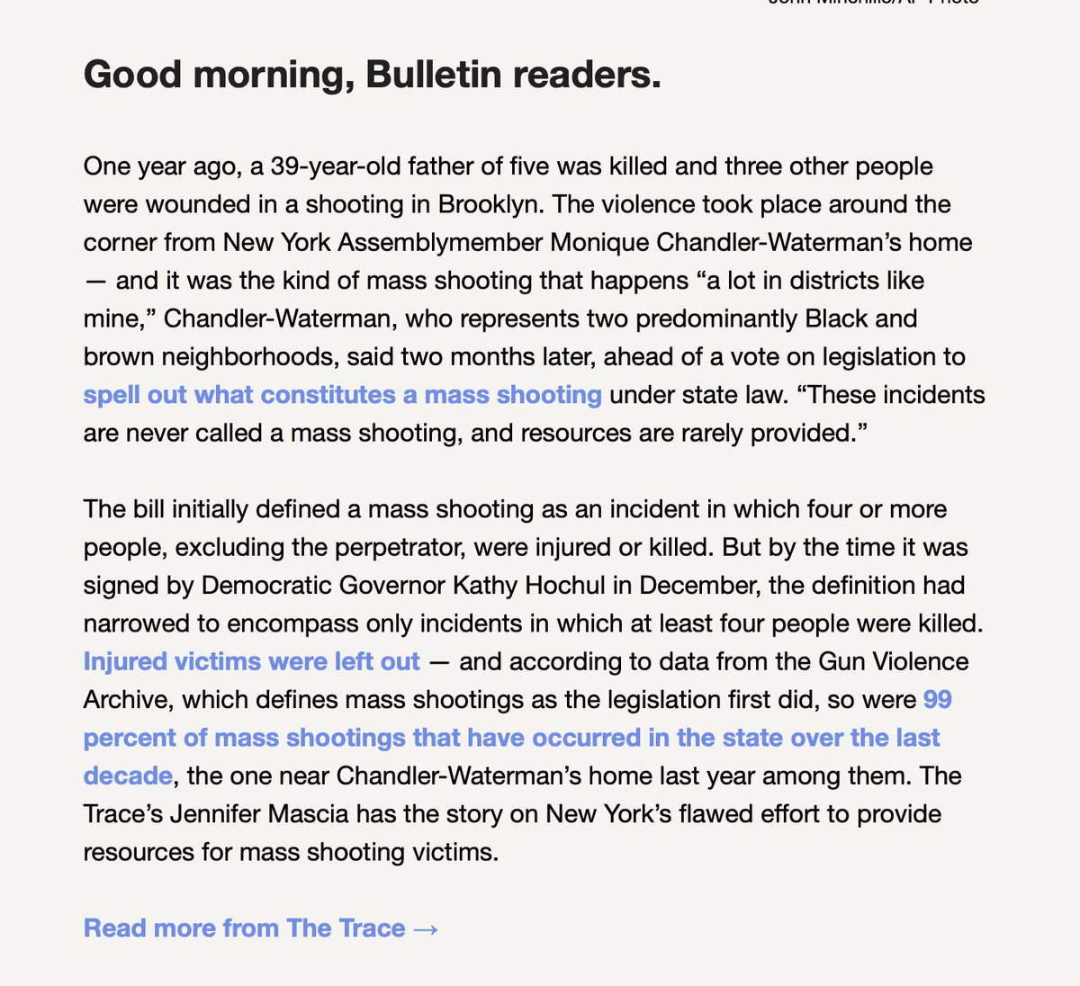 @teamtrace Gun Banner PR Team laments New York using the official FBI definition of mass shooting versus the GVA expanded definition which is designed to inflate the numbers to frighten the public into banning guns.