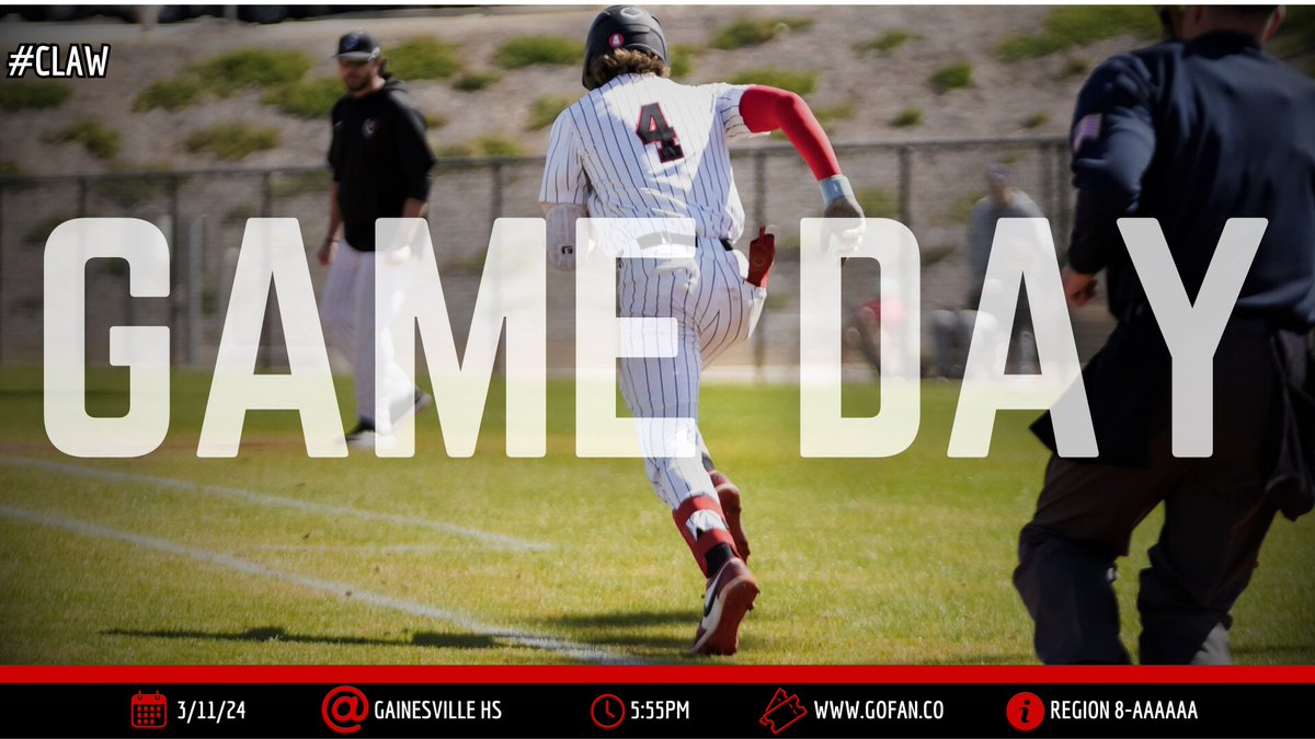 Baseball is on the road to Gainesville for our region opener today.  A beautiful day for baseball! #ProudtobeJC