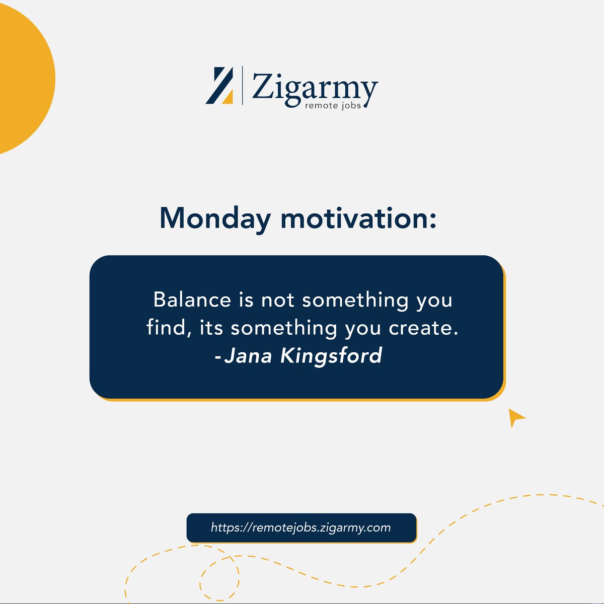 zigarmy's tweet photo. Begin your Monday by shaping your own balanceโperfect for the remote work life.
Here's to a week of creating harmony at work, wherever you are!
#Zigarmy #MondayMotivation #RemoteWorkBalance https://t.co/TFCa6e5xIH