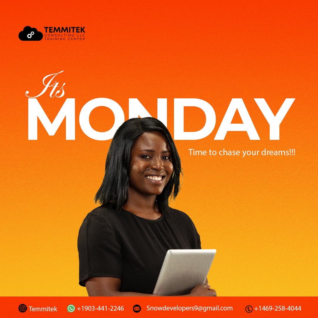 temmitek's tweet photo. It's Monday, time to chase your dreams ✨️ https://t.co/R4Lqr8nVDv