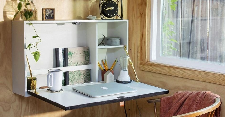 Fran_Baldwin's tweet photo. A Flip-Down Work Area Is the Perfect Space-Saving Solution for Your Small Home https://t.co/jwMdd5TkyC https://t.co/BGjQNvpYfu
