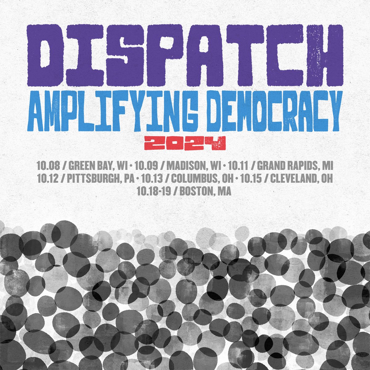 Fan presale tix available now for both symphony shows w/ the Philly Orchestra + The Boston Pops, as well as our AMPlifying Democracy Tour across battleground states + Boston this fall. Use code SUMMER for symphony shows, use DEMOCRACY for fall tour. Tix at dispatchmusic.com/tour