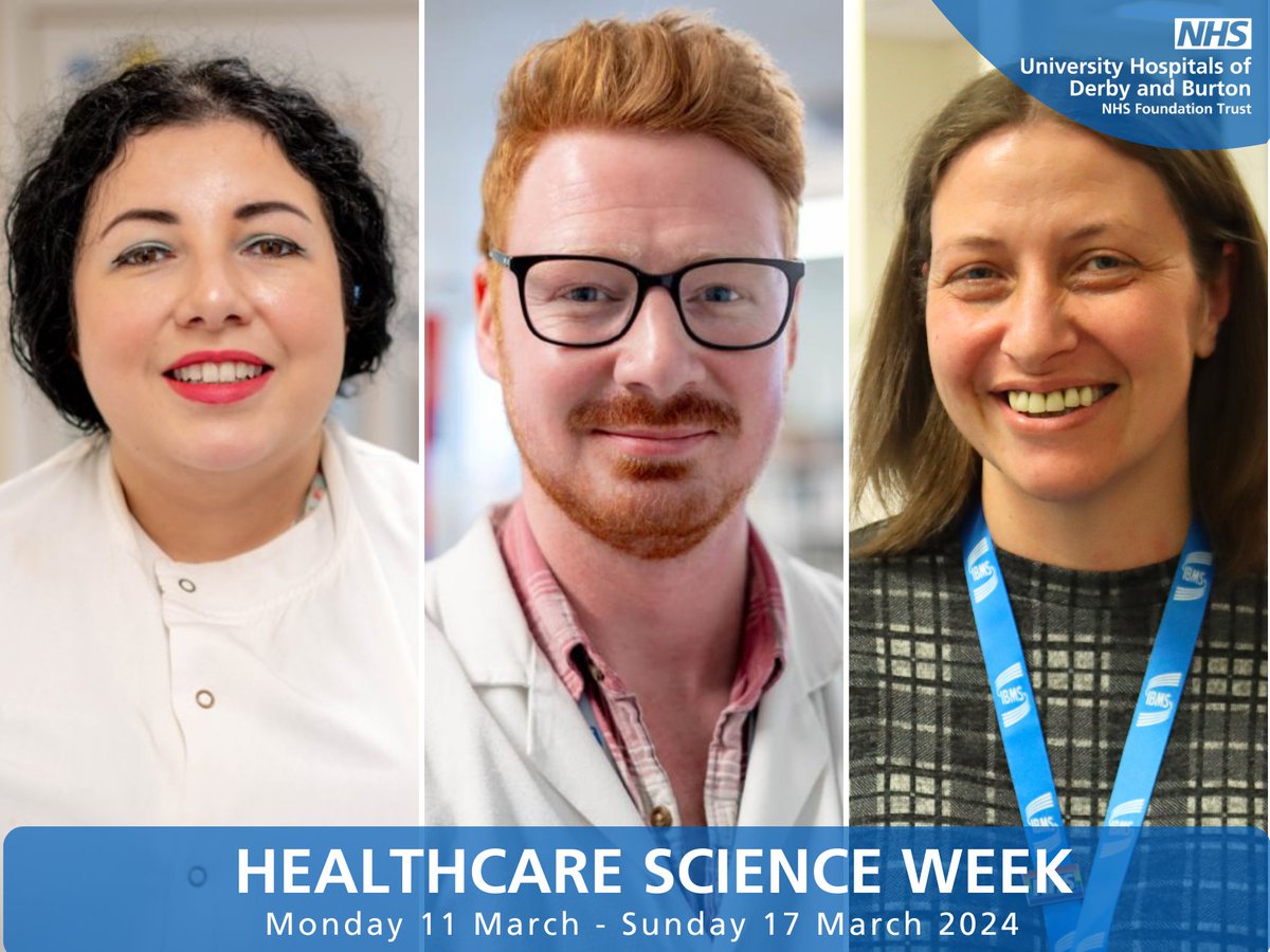 🧑‍🔬11 - 17 March 2024 is this year's Healthcare Science Week.
🙌 We're sending a huge thank you to every single one of our vital healthcare scientists, who are involved in 80% of all clinical decisions in the NHS, while making up 5% of our workforce.
📝 bit.ly/3wZr7nS