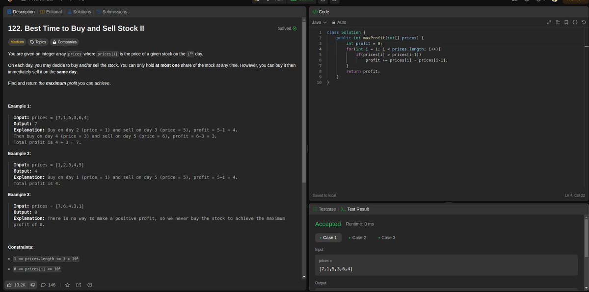 techtoe_'s tweet image. Day-6
Leetcode- 2574
Leetcode- 122

#300daysofcode