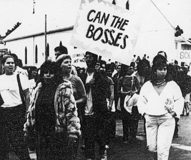 On March 11, 1987, the Watsonville Canning Strike -- a great victory during the dark days of union busting and strike breaking that marked the 80s -- won through the creativity of its organic leadership and the determined solidarity of its mostly Mexican women participants.