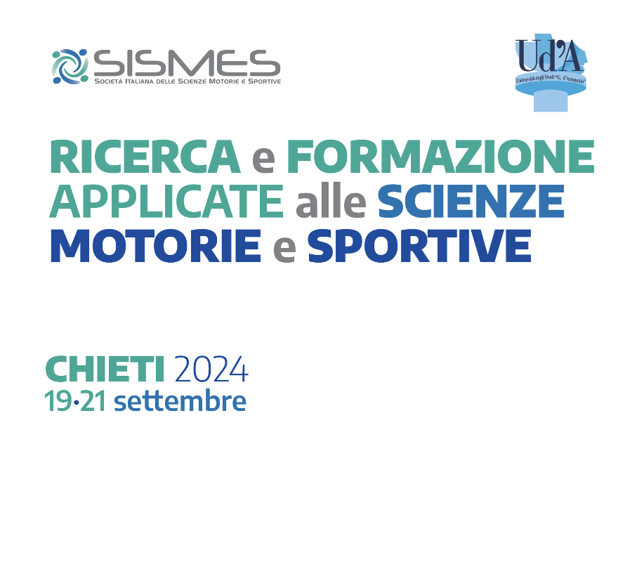 SISMESsocial's tweet photo. SAVE-THE-DATE: SISMeS2024

La società Italiana delle scienze motorie e sportive è lieta di annunciare che il prossimo Congresso Nazionale si terrà a Chieti dal 19 al 21 settembre 2024, presso l’Università degli Studi di Chieti-Pescara “G. D’Annunzio” #sismes2024 https://t.co/yDAQ69F8kl