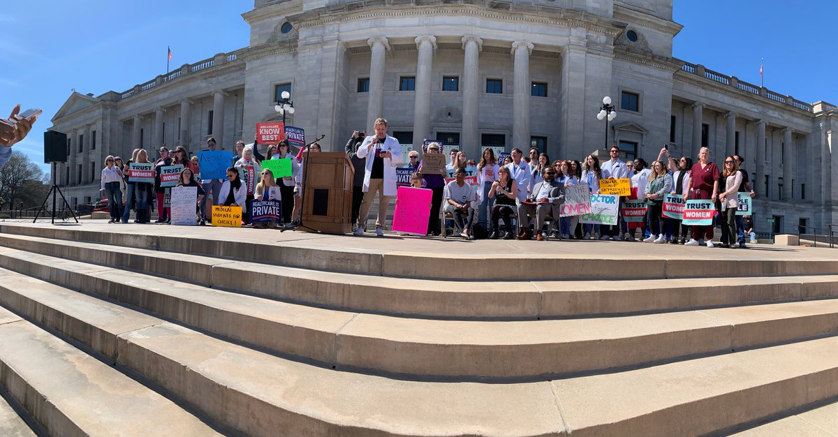 LITTLE ROCK! Thank you for coming out yesterday to sign the #arabortionamendment! We're so grateful for your continued support. We're going to get this thing done.