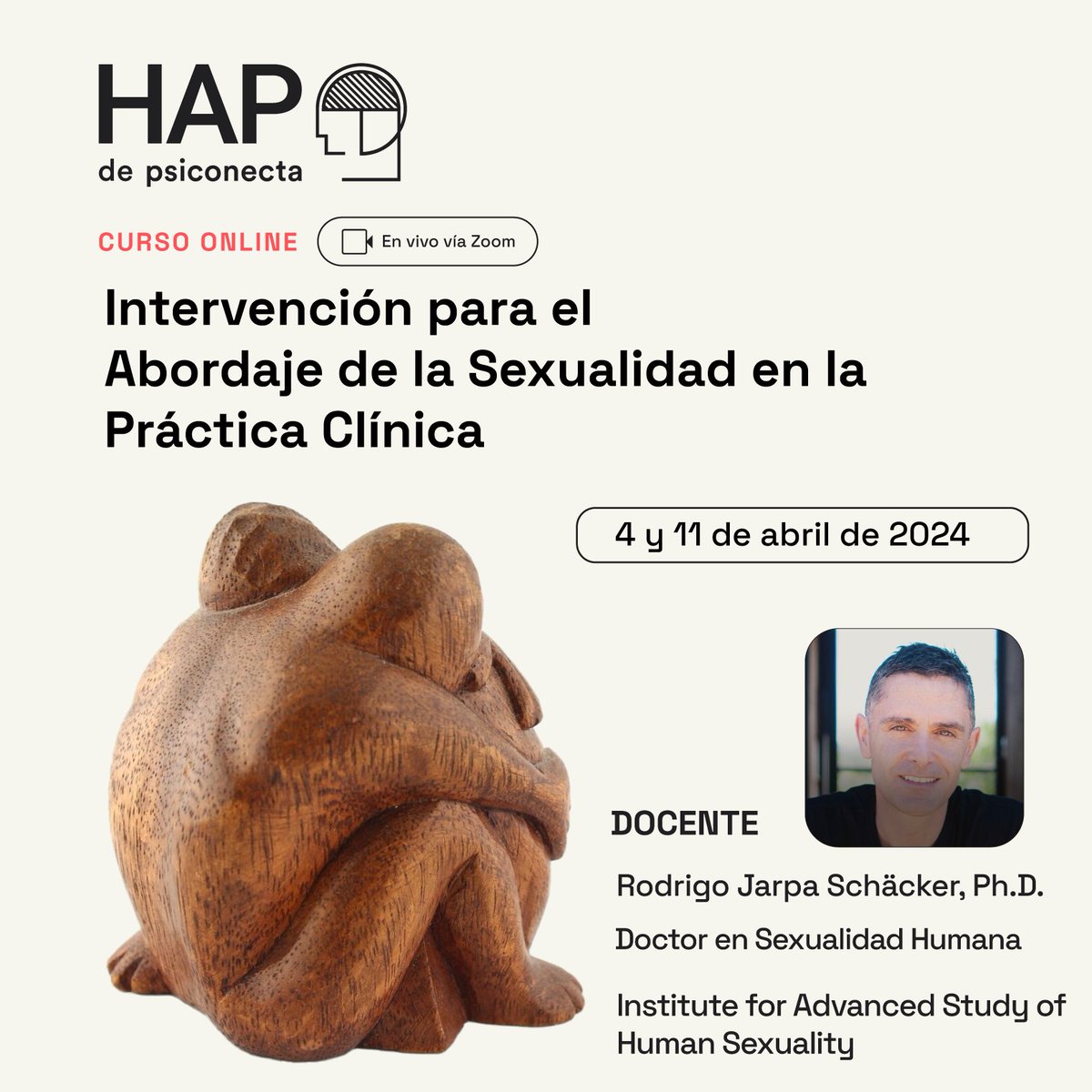 psiconectacl's tweet image. ¡Tenemos nuevo #cursoonline! El psicólogo experto en sexualidad Rodrigo Jarpa Schacker revisará en un formato breve herramientas para abordar dificultades o problemas sexuales en el contexto clínico.  Conoce más detalles del curso en hap.psiconecta.org/cursos/curso-s…