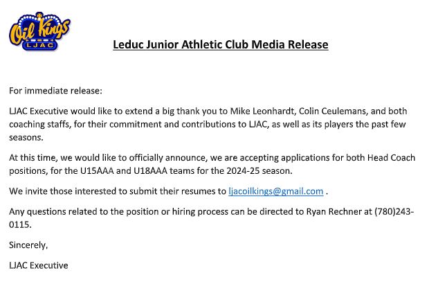 LJAC U18 AAA Oil Kings (@ljacu18aaa) on Twitter photo 