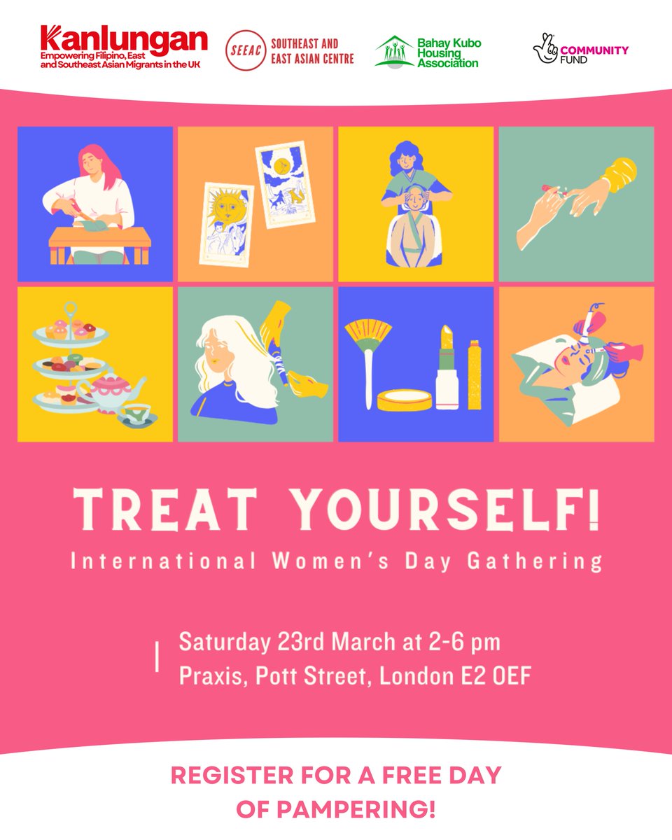 ✨🌸 Save the date for an indulgent experience and tag your girlfriends, mothers, sisters and friends. Everyone is invited! #InsipiringInclusion 🌸✨ Register now via t.ly/3UAKt! Don’t hesitate to contact us at info@kanlungan.org.uk should you have any questions.