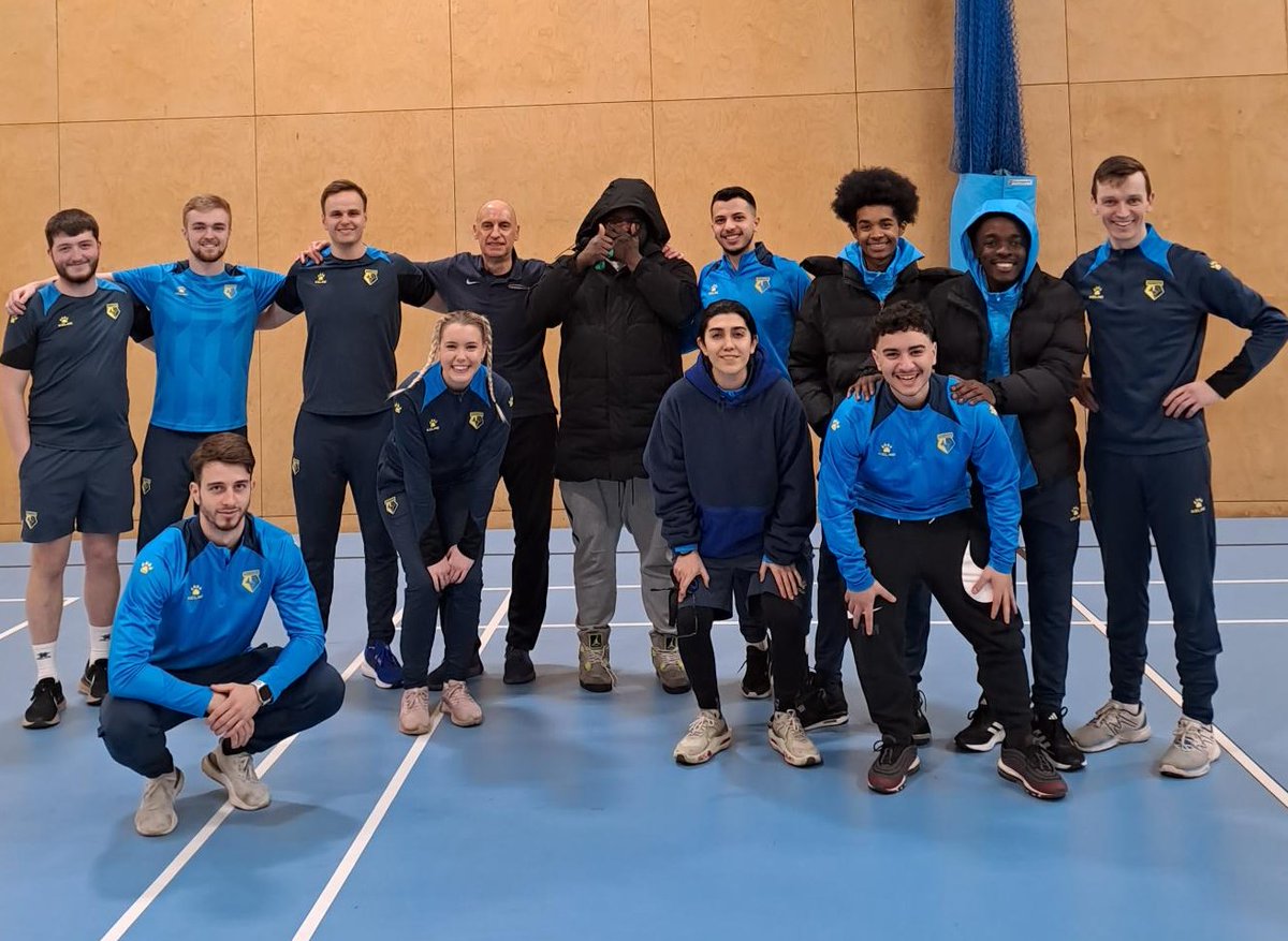 Our coaches Hannah and Hugh spent a day with coaches from Watford Football Club's Community Sports and Education Trust. Watford wanted to learn more about adapting football for all. Now they'll coach disabled youngsters to be the best footballers they can be! Result! #coach