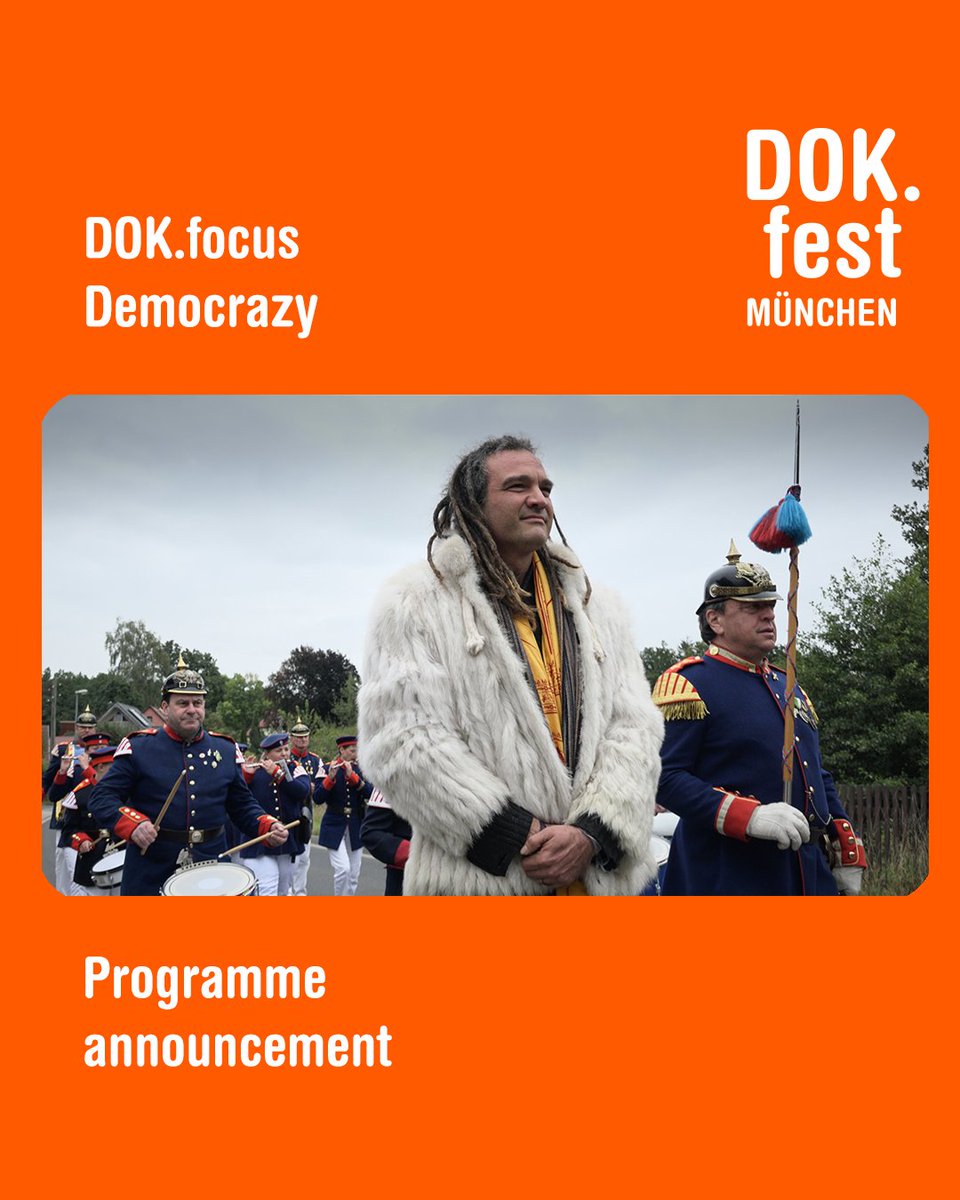 📣 Announcing the #DOKfest2024 section DOK.focus Democrazy! ▪️FRAGMENTE AUS DER PROVINZ (DE 2024) ▪️PROJEKT BALLHAUSPLATZ (AT 2023) ▪️NORWEGIAN DEMOCRAZY (NO 2024) ▪️DEMOCRACY NOIR (DK, DE, HU, US 2024) ▪️OF CARAVAN AND THE DOGS (DE 2024)