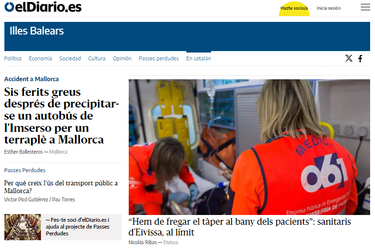 Em fa molta il·lusió anunciar-vos això 😊

Des d'avui ja podeu consultar els continguts d'elDiario.es a les Balears en català. És un esforç i una aposta decidida per informar en la llengua pròpia de les Illes.

Aquí teniu la versió en català 👉 eldiario.es/illes-balears/…