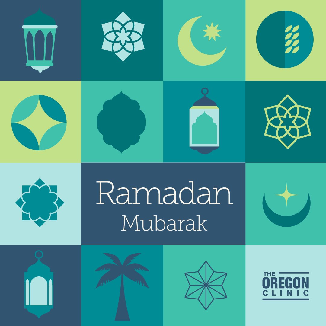 As the holy month of Ramadan begins, The Oregon Clinic wishes you and your family peace and joy. Ramadan Mubarak!