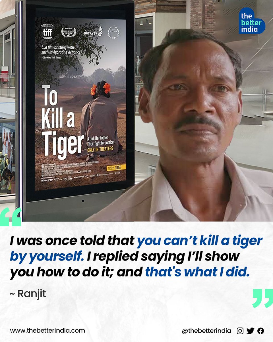 'To Kill A Tiger' is an Oscar-nominated movie by Nisha Pahuja that depicts Ranjit’s fight for justice for his 13-year-old daughter who survived gang rape in Jharkhand in 2017.   

#oscars #oscars2024 #academyawards #documentary #film #socialjustice #Tokillatiger