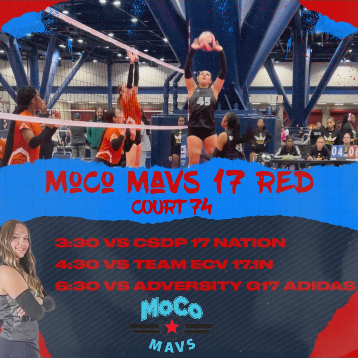 Madison Garza (@maddy_garza01) on Twitter photo Mid-East Qualifier in Indianapolis this weekend. Stop by Court 74‼️<a href="/QUHawksWVB/">Quincy Women's VBall</a> <a href="/UUAthleticsVB/">Union University Volleyball</a> <a href="/SBUVB/">SBU Volleyball</a> <a href="/ORUVolleyball/">ORU Volleyball</a> <a href="/UNCWVolleyball/">UNCW Volleyball</a> <a href="/FairmontVball/">Fairmont State Volleyball</a> <a href="/WVSU_GoJackets/">WVSU Athletics</a> <a href="/UEAthletics_VB/">UE Volleyball</a>
<a href="/MoCoMavs/">MoCoMavs</a> <a href="/PDTexas/">Prep Dig Texas</a> Mid-East Qualifier in Indianapolis this weekend. Stop by Court 74‼️<a href="/QUHawksWVB/">Quincy Women's VBall</a> <a href="/UUAthleticsVB/">Union University Volleyball</a> <a href="/SBUVB/">SBU Volleyball</a> <a href="/ORUVolleyball/">ORU Volleyball</a> <a href="/UNCWVolleyball/">UNCW Volleyball</a> <a href="/FairmontVball/">Fairmont State Volleyball</a> <a href="/WVSU_GoJackets/">WVSU Athletics</a> <a href="/UEAthletics_VB/">UE Volleyball</a>
<a href="/MoCoMavs/">MoCoMavs</a> <a href="/PDTexas/">Prep Dig Texas</a>