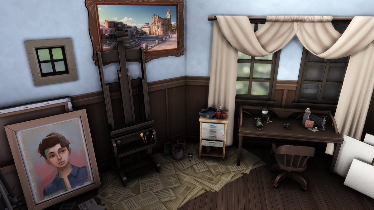 Some more shots from the #lockeandkey manor! 
#TheSims4