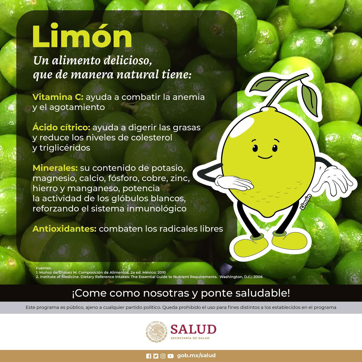 #AlimentaciónSaludable 🍋

Agrega color y sabor a tu nutrición 🍋🍋

Para tu salud y bienestar elige lo natural 🙌🏼

Sabrosa, nutritiva y divertida #LaComidaNaturalEsPuraVida #SabeBien #TecaeMejor 😋