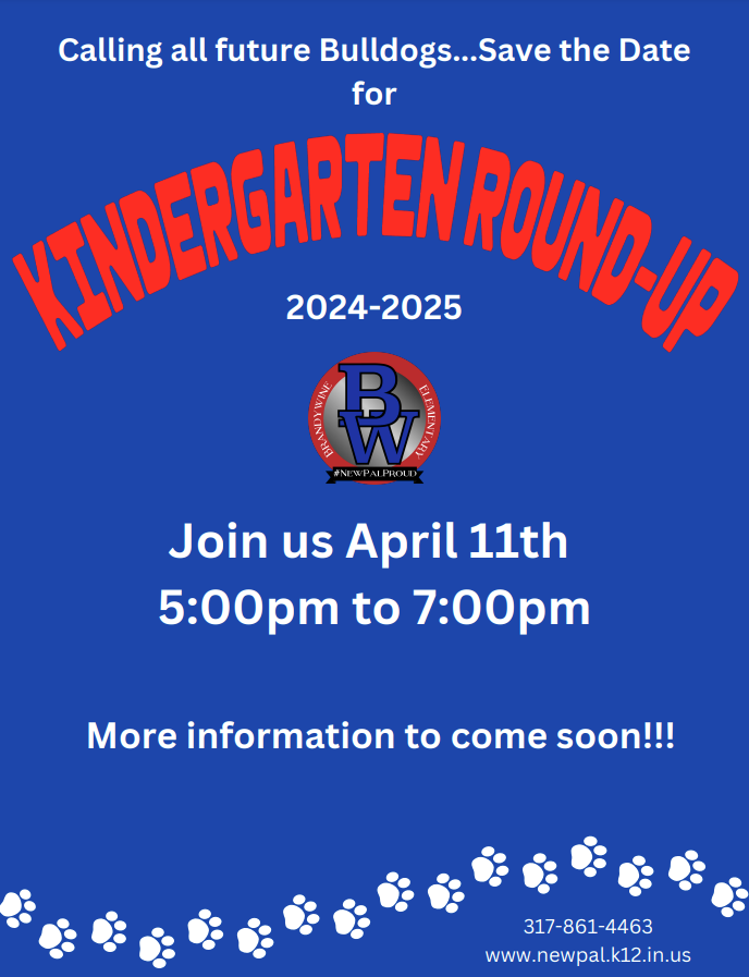 BWEbulldogs's tweet photo. Calling all future Bulldogs!!! Please help us spread the word. Kindergarten Round-Up is a month away. @SouthernHancock https://t.co/dYQI8t1vh6
