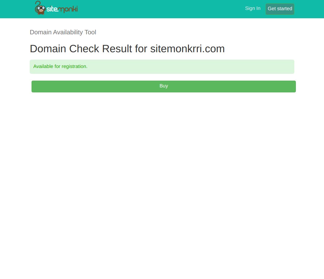 SiteMonki's tweet image. Another feature drop. Checkout our domain name availability checker. Great for quickly checking if that domain name for your next project or website is available.
sitemonki.com/domain-checker #Domains #WebTools #webdev