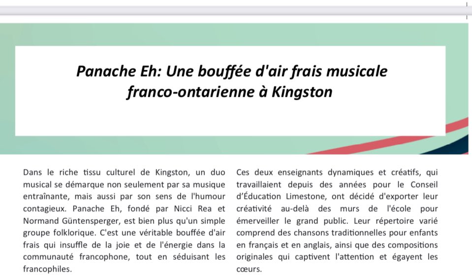 The latest issue of Infolettre  from Centre Culturel De Frontenac is out and we’re on page 46! Merci mille fois! 
<a href="/ACFOMI/">ACFOMI</a> centreculturelfrontenac.com/magazine-linfo…
