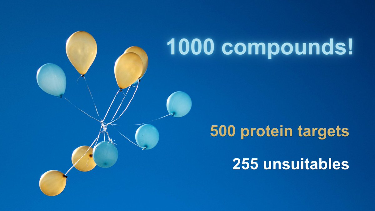 🎉The Chemical Probes Portal has reached 1,000 compounds! 
We review hundreds of high-quality protein inhibitors and other tools for biomedical research, as well as 255 Unsuitables. 

Read more: 
chemicalprobes.org/news/1000-comp…

#OpenScience #DrugDiscovery #TPD #degraders #ChemicalProbes
