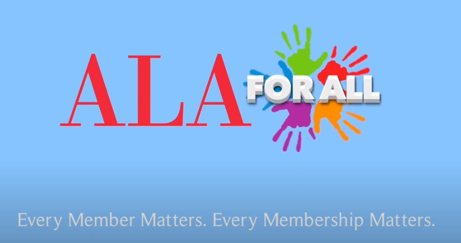 Every Member Matters. 
Every Membership Matters.  

Find out more about the resources and opportunities available through ALA membership - bit.ly/ALAMemCtr  

Join ALA Today - ala.org/membership

youtu.be/g5VBv2sKioE?si… 

#ALAforall