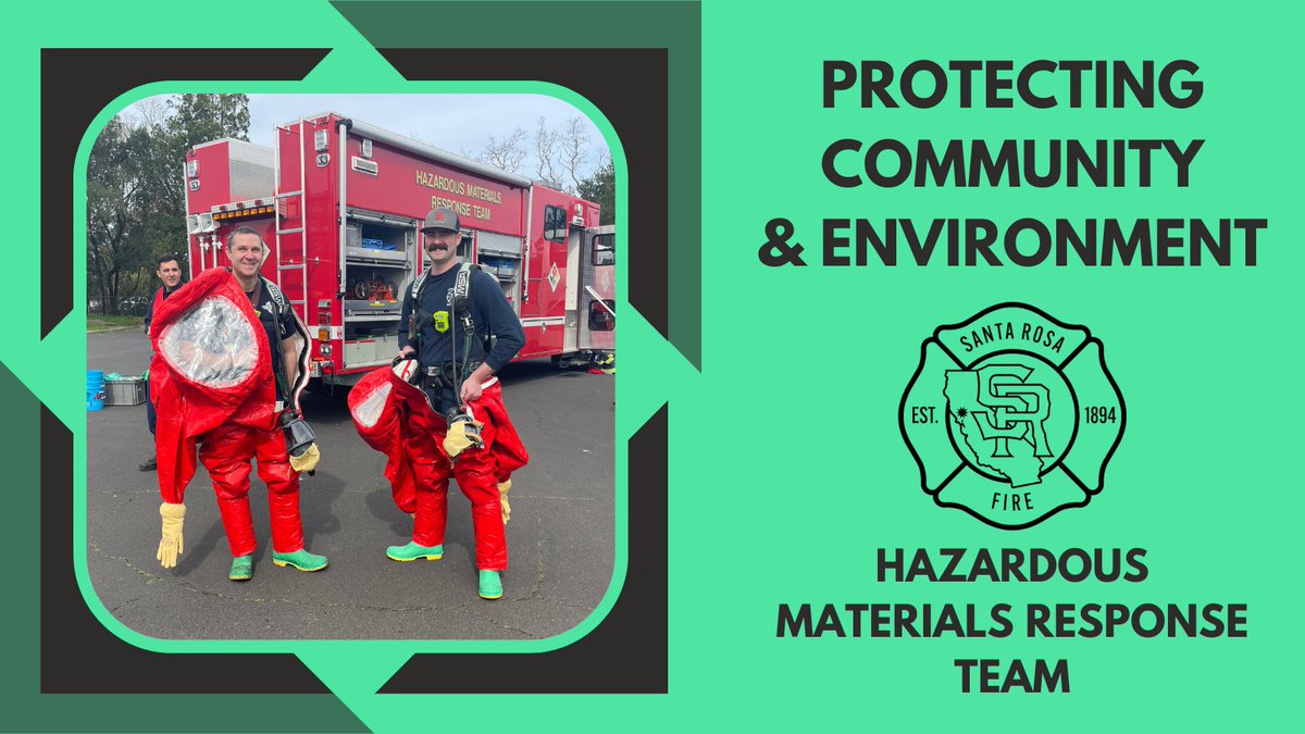 SRFD has a long-standing Hazardous Material Response Team (HMRT), a State of California Type II team comprised of 45 highly trained members across three fire operation shifts and within the Prevention Bureau. srcity.org/CivicAlerts.as…