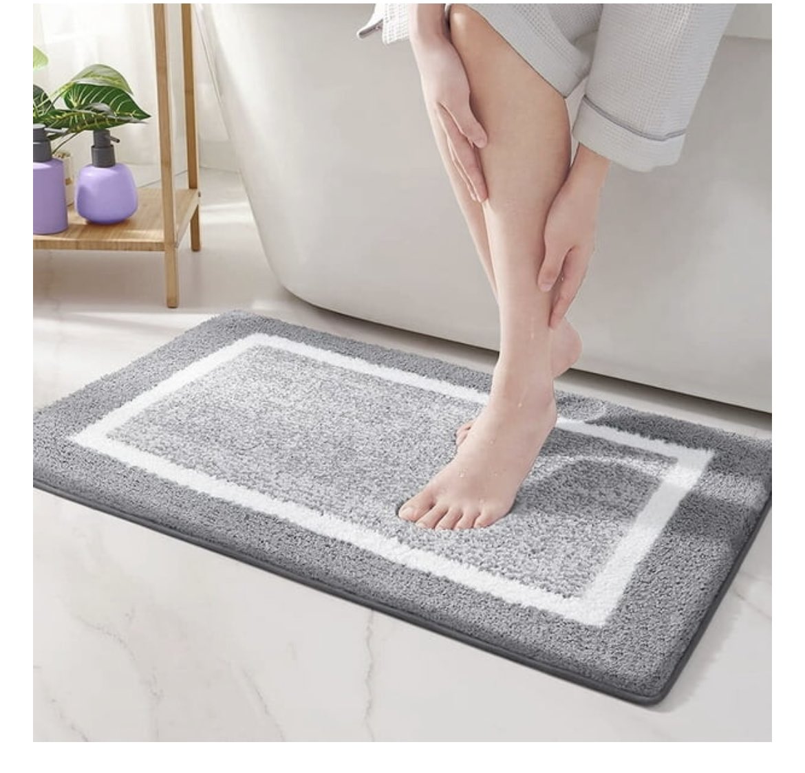 Now $13.99

PABUBE Bathroom Rug, Soft Absorbent Bathroom Mat and Bath Mat, Premium Microfiber Shag Bath Rug Machine Washable (15.7"x24",Grey and White)

linktw.in/cgTEIX