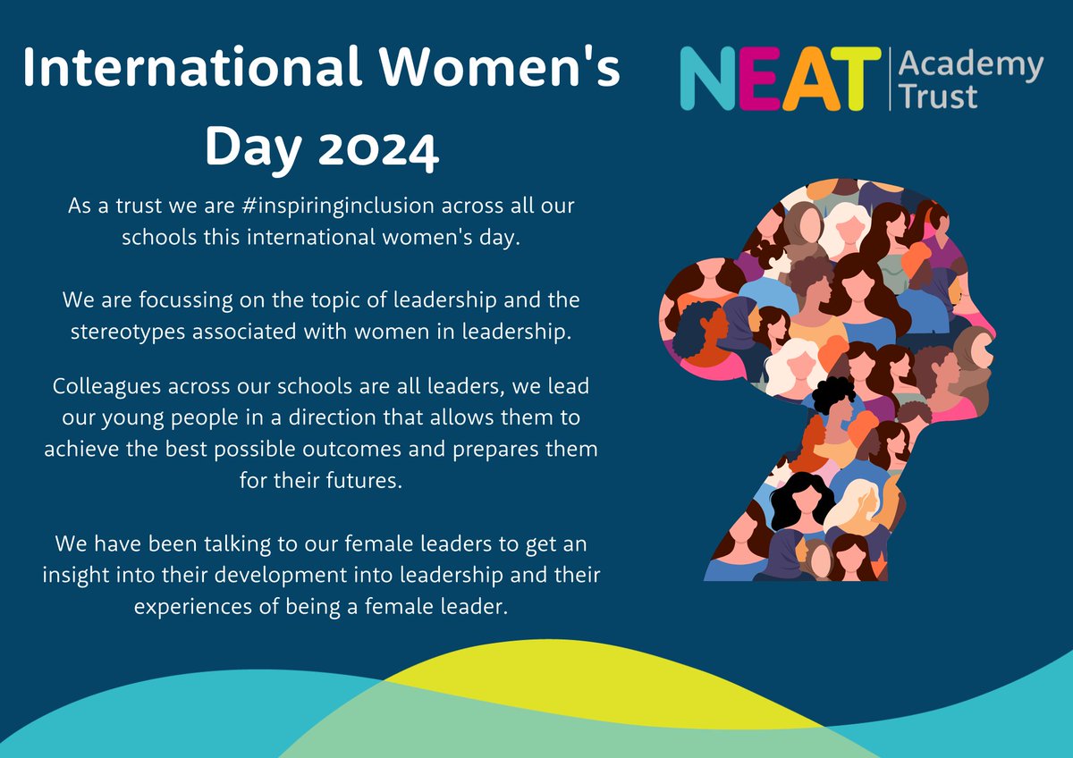 International Women's Day 2024 at NEAT Academy Trust! #IWD #InternationalWomensDay2024