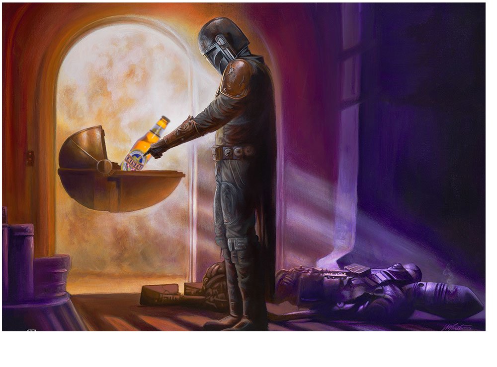 gisdaveparr's tweet image. #NotWork #CervezaCristal #Mando Product placement is everywhere these days.