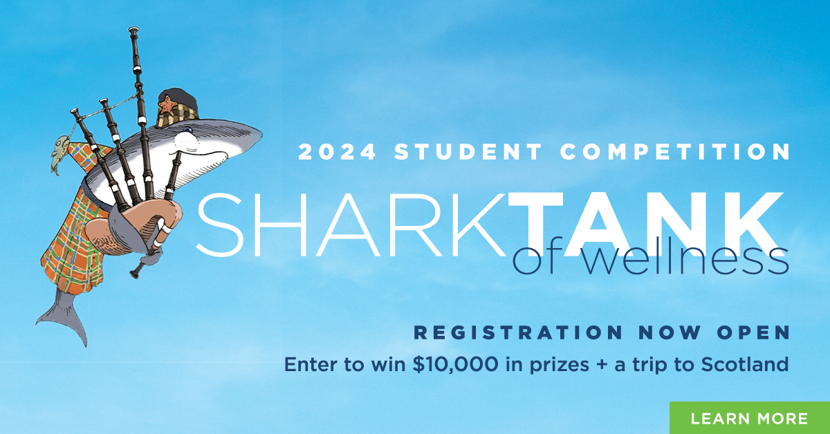 The Shark Tank of Wellness student competition gives three university students a opportunity to network with the top visionaries & business leaders in wellness. Submissions are due by June 30, 2024. Learn more: loom.ly/HZ4Tg04 #sharktank #studentcompetition #contest