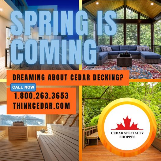 ThinkCedar's tweet photo. Quality Cedar Deck Boards and Decking Materials 
We offer only the best quality Canadian Cedar Decking Materials and accessories. You can depend on us to deliver top-notch Cedar Wood for your project. Price and plan your project online with us at https://t.co/DEnqTz6kSe https://t.co/7ZOPED1d2G