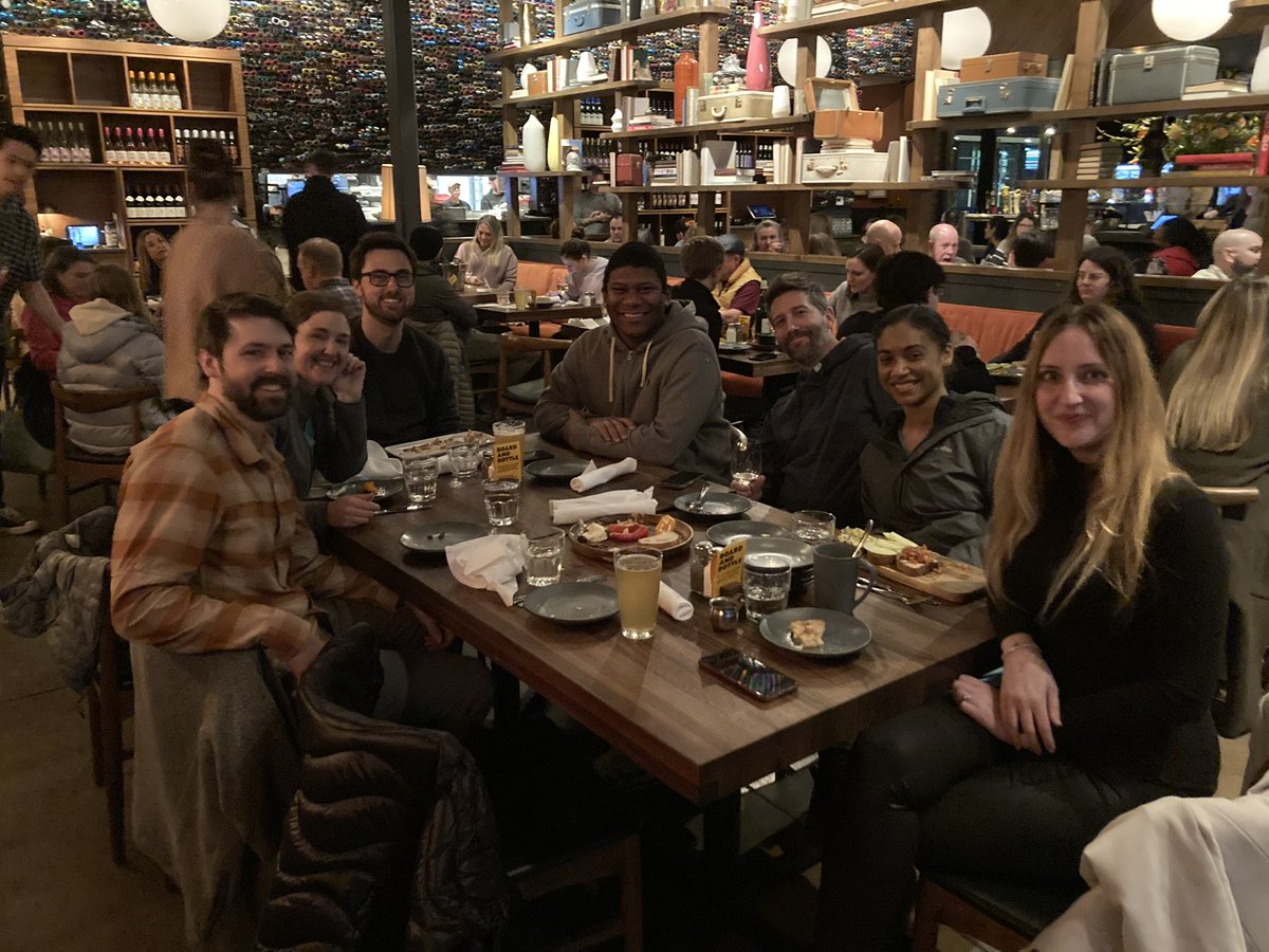 Residents and faculty hang out during our Final Friday get-togethers. @curadresidents @ChebaaneMona @DanielVargasMD @RaiterSimone
