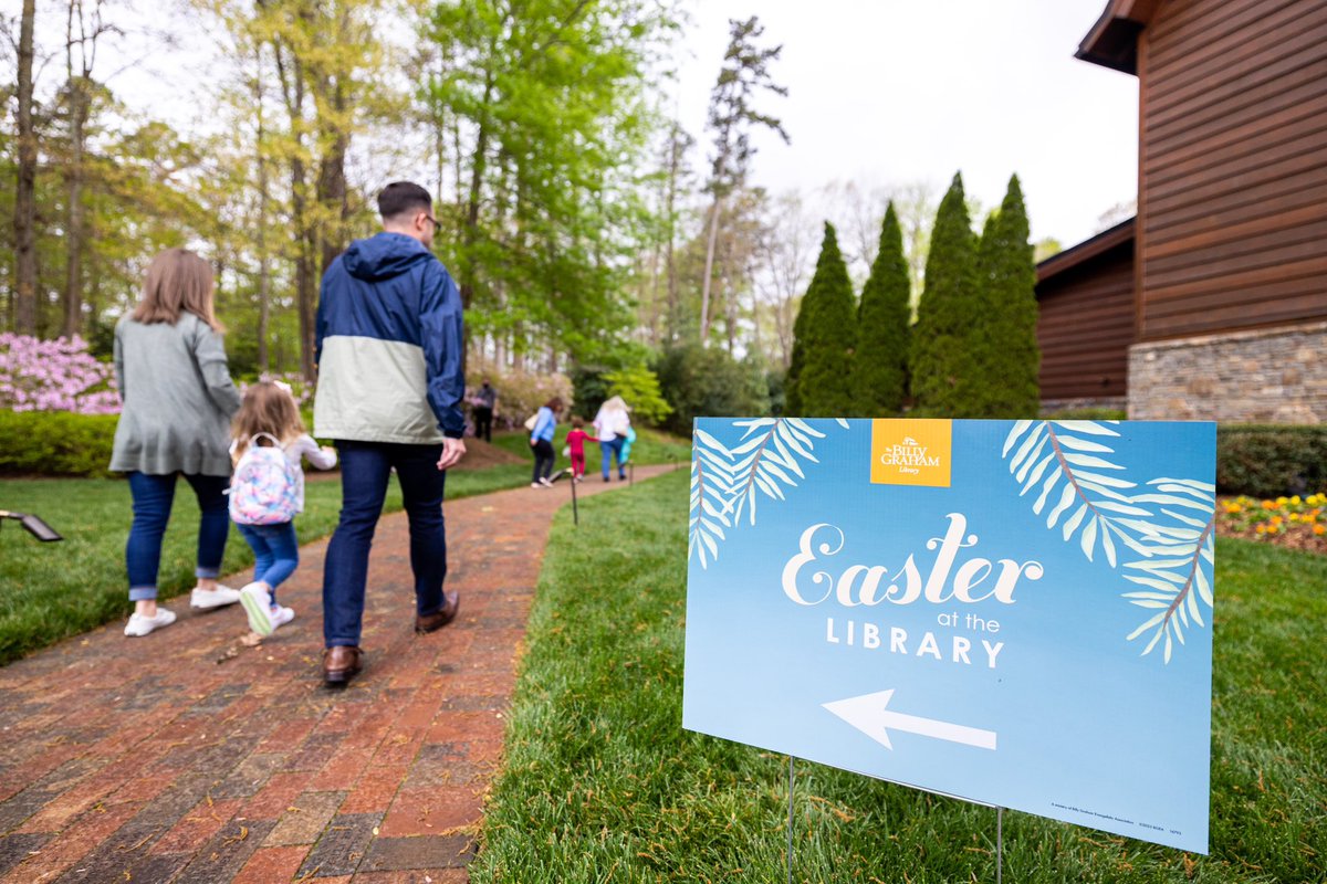 If you’re located near Charlotte, I encourage you to bring your family to @TheBGLibrary on March 23 for Easter at the Library. This great event helps children celebrate the resurrection and learn about the risen Savior, Jesus Christ! You can find more information at