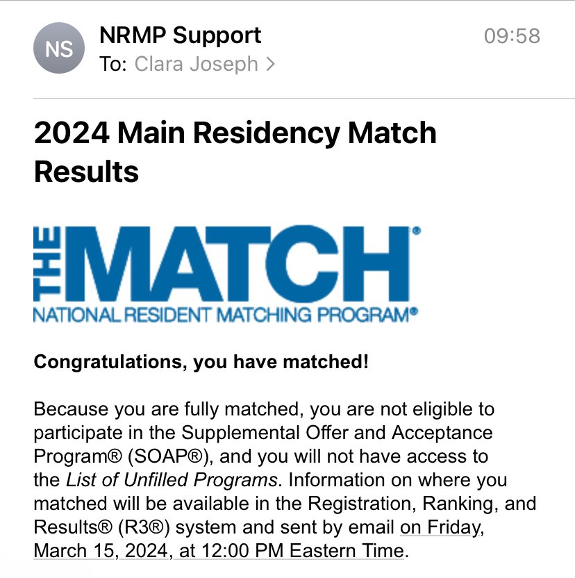 It happened!!!! I MATCHED!!!!!! I’ve been waiting for this moment my whole life!!!! I’m going to be an Anesthesiologist!!! #MATCH2024 #GasGang