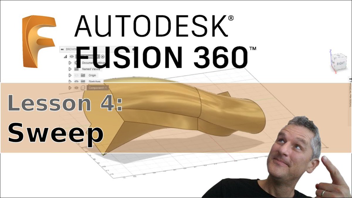 🎓Learning to use Fusion360? 

Fusion 360 : 04 : Sweep

#DesignTechnology #GCSEDT #dt #dandt #ALevelDT #productdesign #engineeringteacher  #DTassoc #CAD ow.ly/lQlq50NhHif