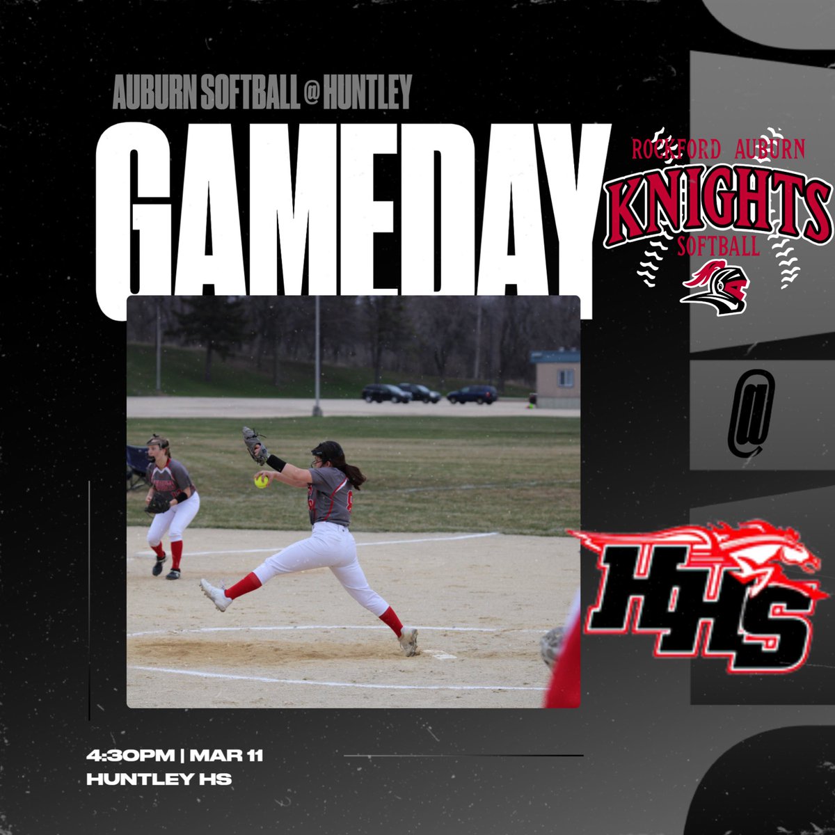 It’s GAMEDAY! Happy Opening Week to all the @IHSAOfficial Spring teams! Varsity and JV travel to @HuntleySoftball to kick off the season!