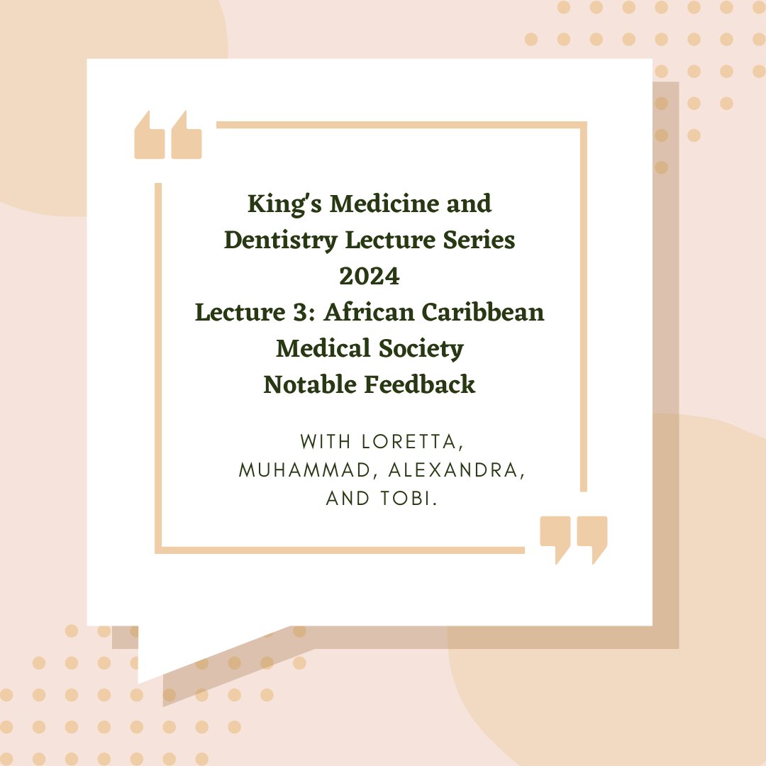 KCL African-Caribbean Medical Society tweet media