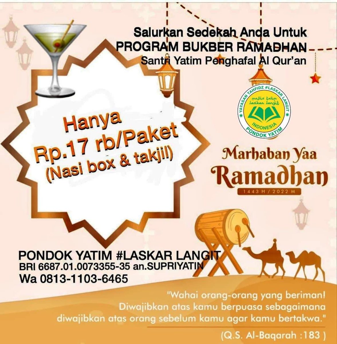 INDAHNYA BERBAGI DIBULAN SUCI