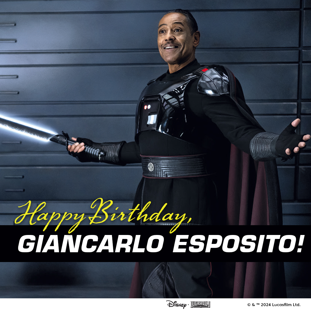Happy Birthday, Giancarlo Esposito! #StarWars #TheMandalorian
