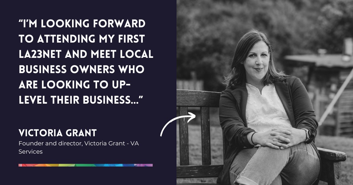 LA23NET's tweet image. Elevator pitches at the ready! It&apos;s speed networking time 🏃‍♀️🏃‍♂️
First time attending an @LA23NET like Victoria? You won&apos;t be alone 😊
Grab your ticket to our speed networking event on Thursday at @cranstons_1914 in #Penrith 👉 bit.ly/LA23NET_March
#LA23NET #Cumbria #Networking