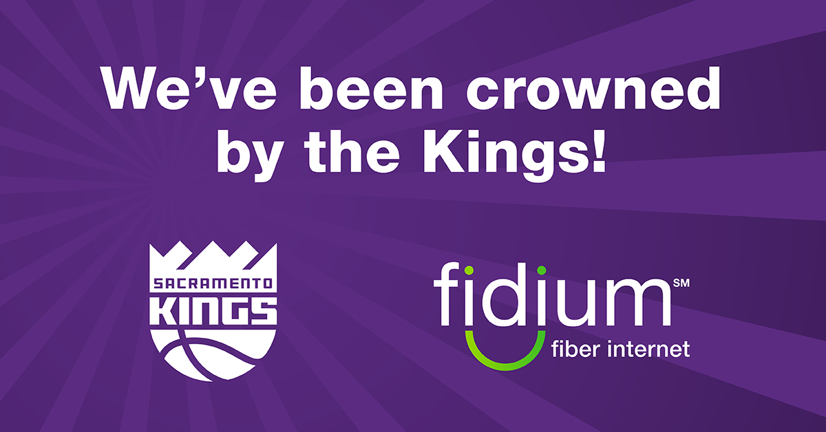 Fidium Fiber is the official internet provider of the @SacramentoKings. With 100% fiber, a dedicated connection and 2 Gig speed, we’re a triple threat. CA Fidium customers can enter to win 2 invites to the Kings Fantasy Camp on April 1, 1-5 p.m. FidiumFiber.com/FantasyCamp