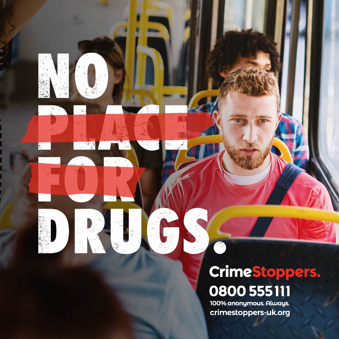 We have once again joined forces with South West police to say no to harmful drugs. As a charity, independent of the police, we are reminding people that they can pass on what they know about crime to our charity, whilst staying completely anonymous: bit.ly/49K1PZv