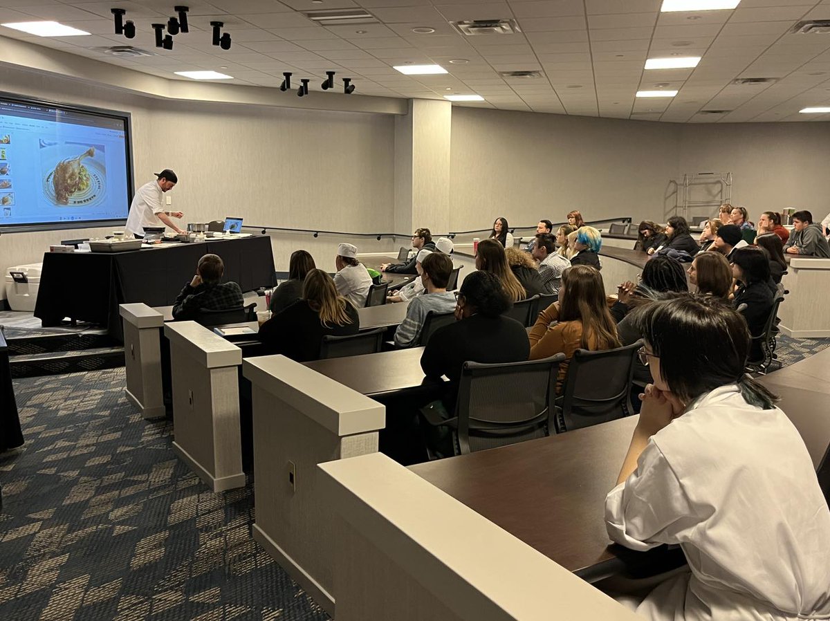 muskegonctc's tweet image. Hospitality students are taking in demos, connecting with college reps, and networking with industry pros at the Michigan ProStart competition in Kalamazoo!  #MichiganProStart👩🏻‍🍳